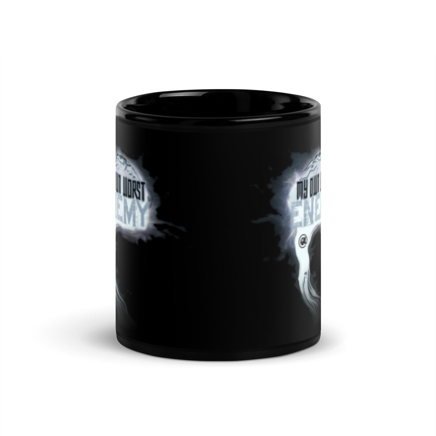 My Worst Enemy - Black Glossy Mug