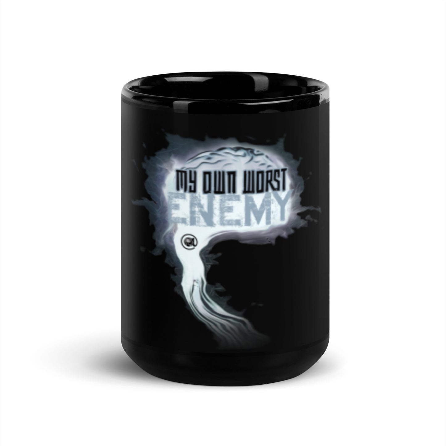 My Worst Enemy - Black Glossy Mug